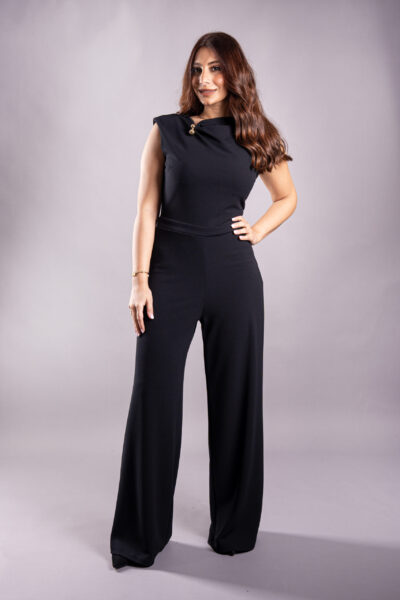 classic black elegance jumpsuit Faya Boutique Jordan