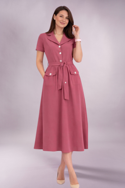 rose elegance midi dress Faya Boutique Jordan